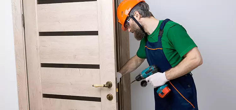 Replace Internal Door Handle with Lock Blue Springs