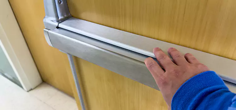Installing a Push Bar on a Door Blue Springs